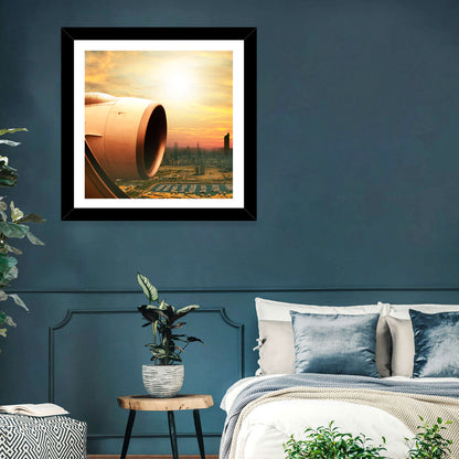 Kuwait City at Golden Hour Wall Art