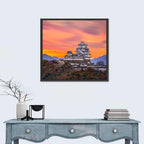 Himeji Castle at Sunrise Wall Art