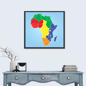 Africa Map Wall Art