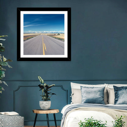 Infinite Road Montana Wall Art