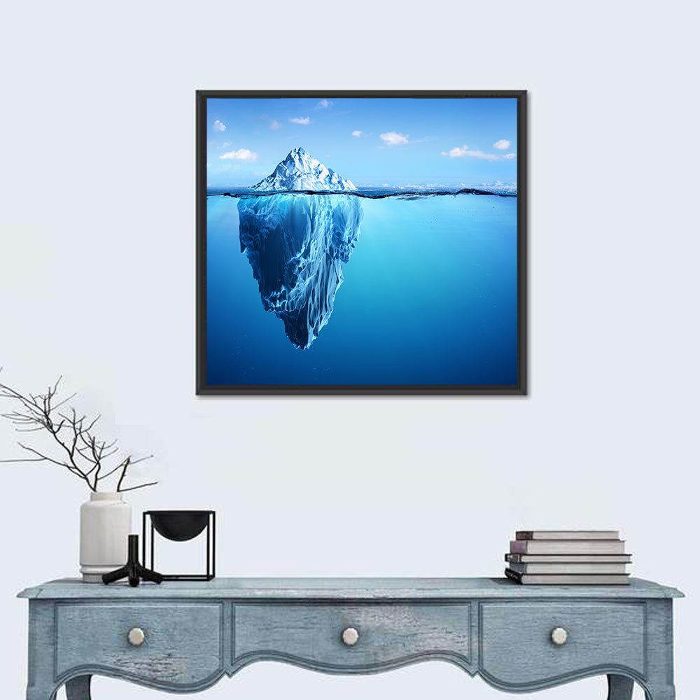 Split-level Iceberg Wall Art