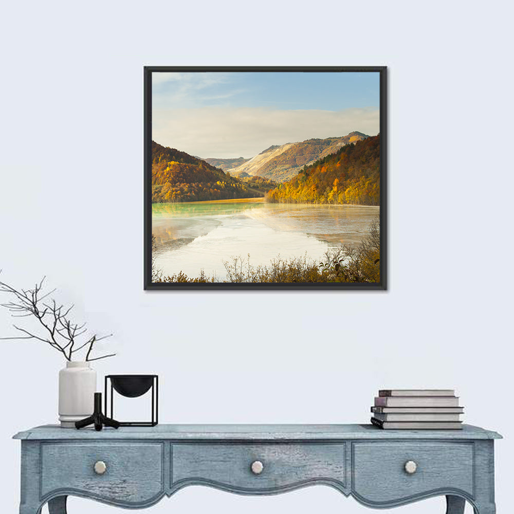 Bright Green Tailings Lake Wall Art