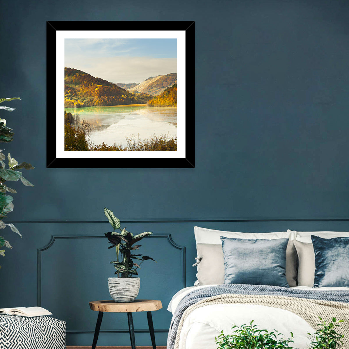 Bright Green Tailings Lake Wall Art