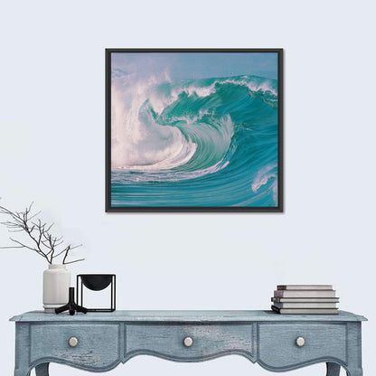 Breaking Barrel Wave Wall Art