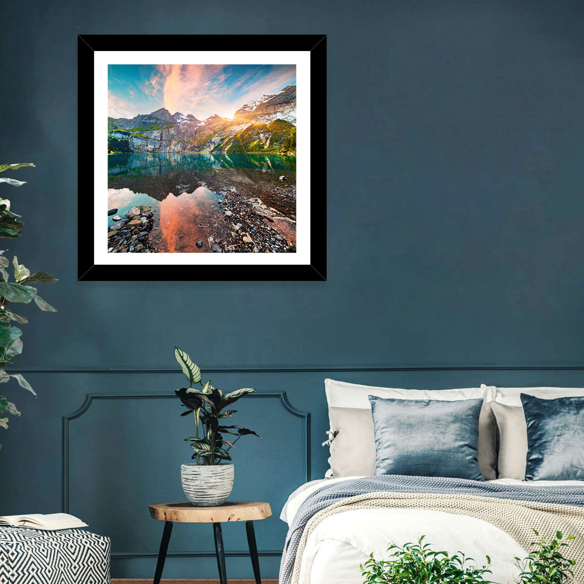 Oeschinensee Reflection Wall Art