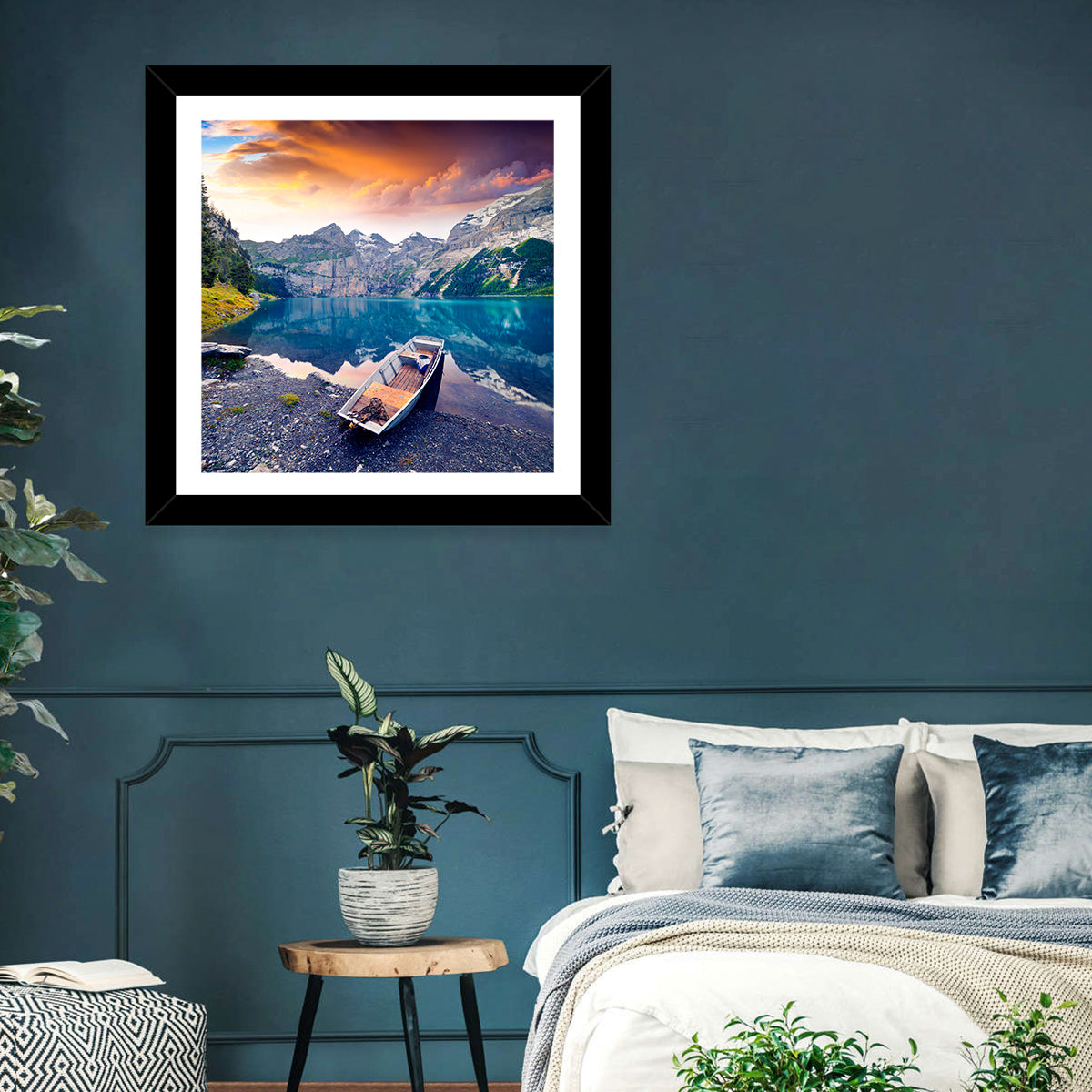 Oeschinensee at Sunset Wall Art