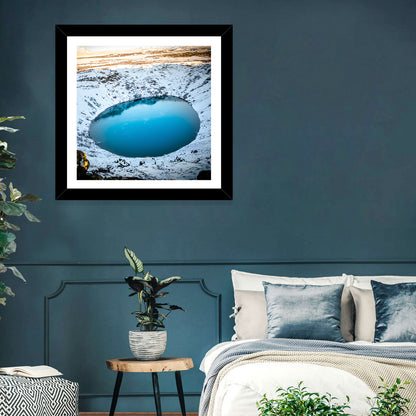 Kerid Crater Lake Wall Art