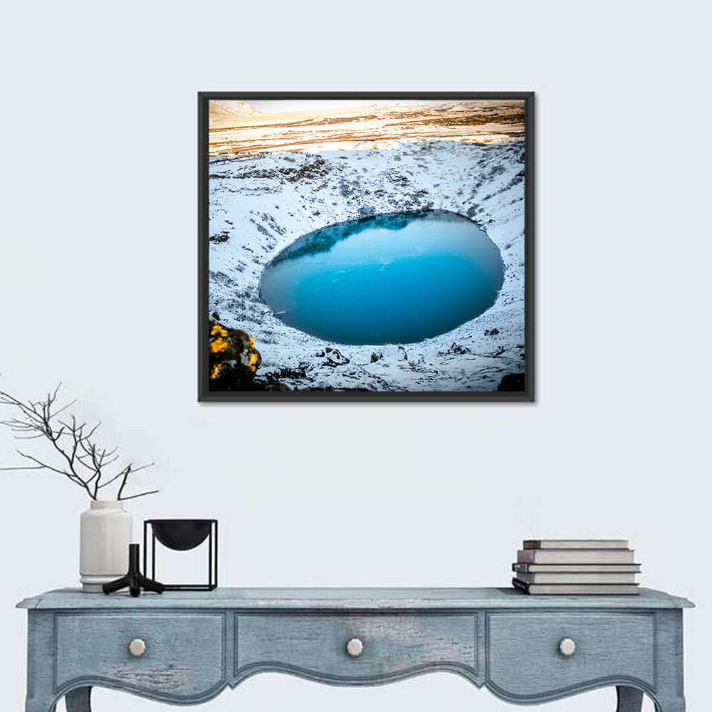 Kerid Crater Lake Wall Art