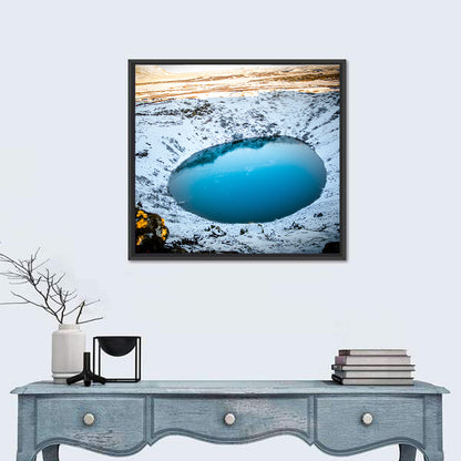 Kerid Crater Lake Wall Art