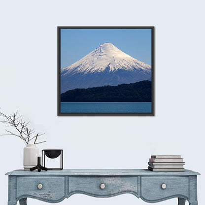 Snow-capped Osorno Volcano Over Lake Wall Art