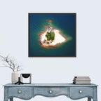 Lake Lanier Island Aerial View Wall Art