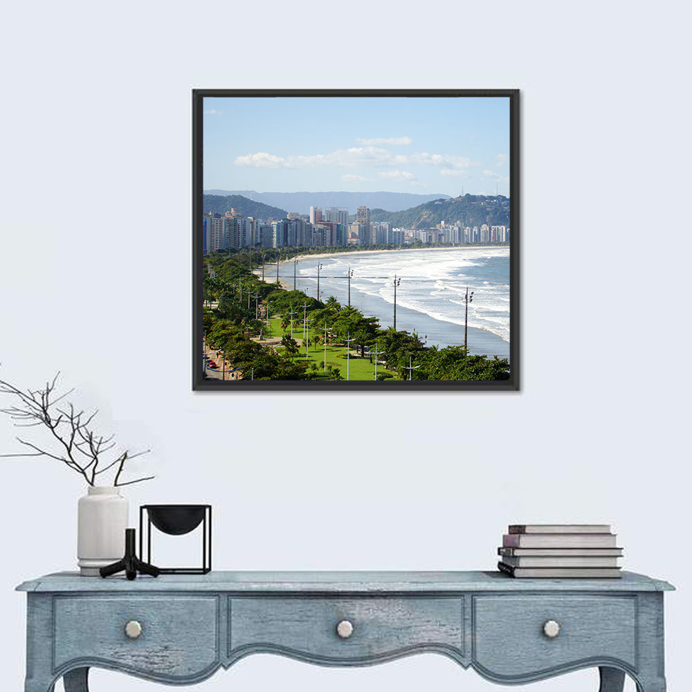 Santos Beach Promenade Wall Art
