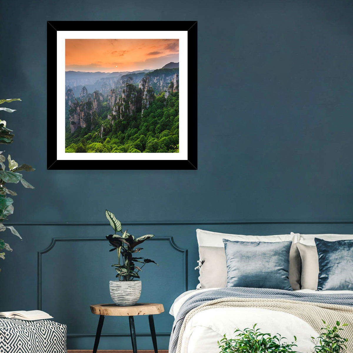 Zhangjiajie Forest at Sunset Wall Art