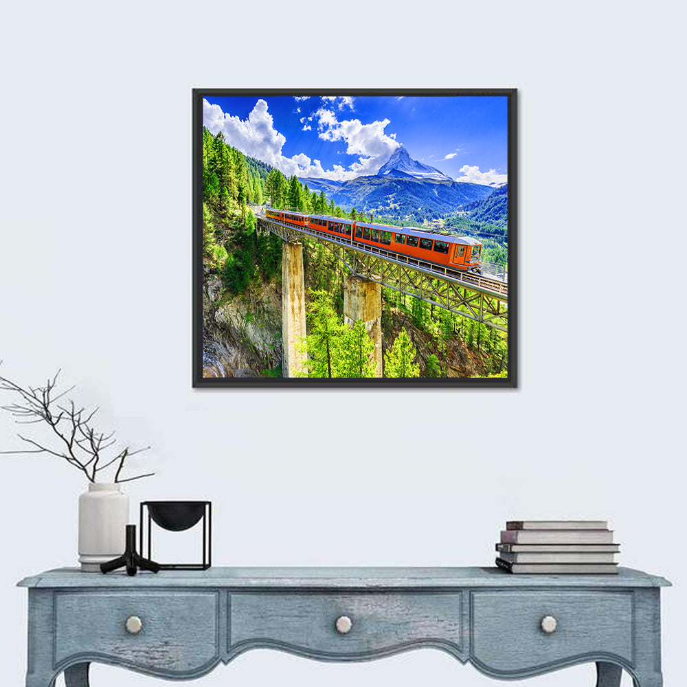 Gornergrat Tourist Train Wall Art