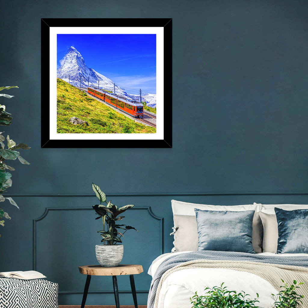 Gornergrat Train and Matterhorn Wall Art