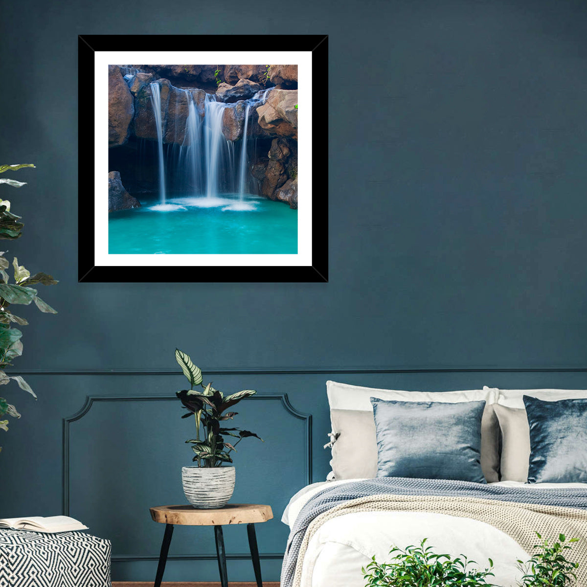 Waterfall Into Pool Wall Art