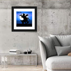 Moonlit Pow Wow Dancer Wall Art