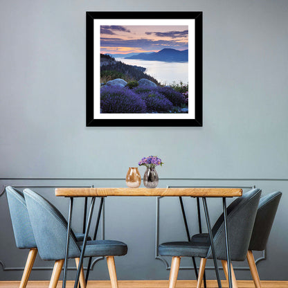 Okanagan Lavender Lake Wall Art