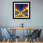 Autumn Evening Park Path Wall Art