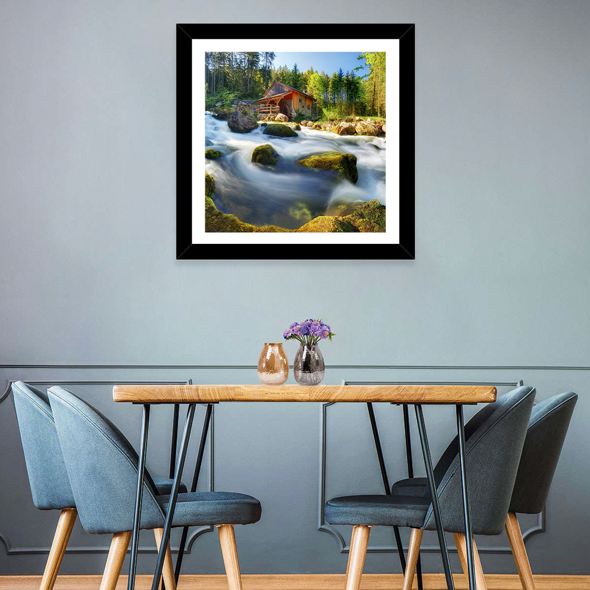 Salzburg Stream with Watermill Wall Art
