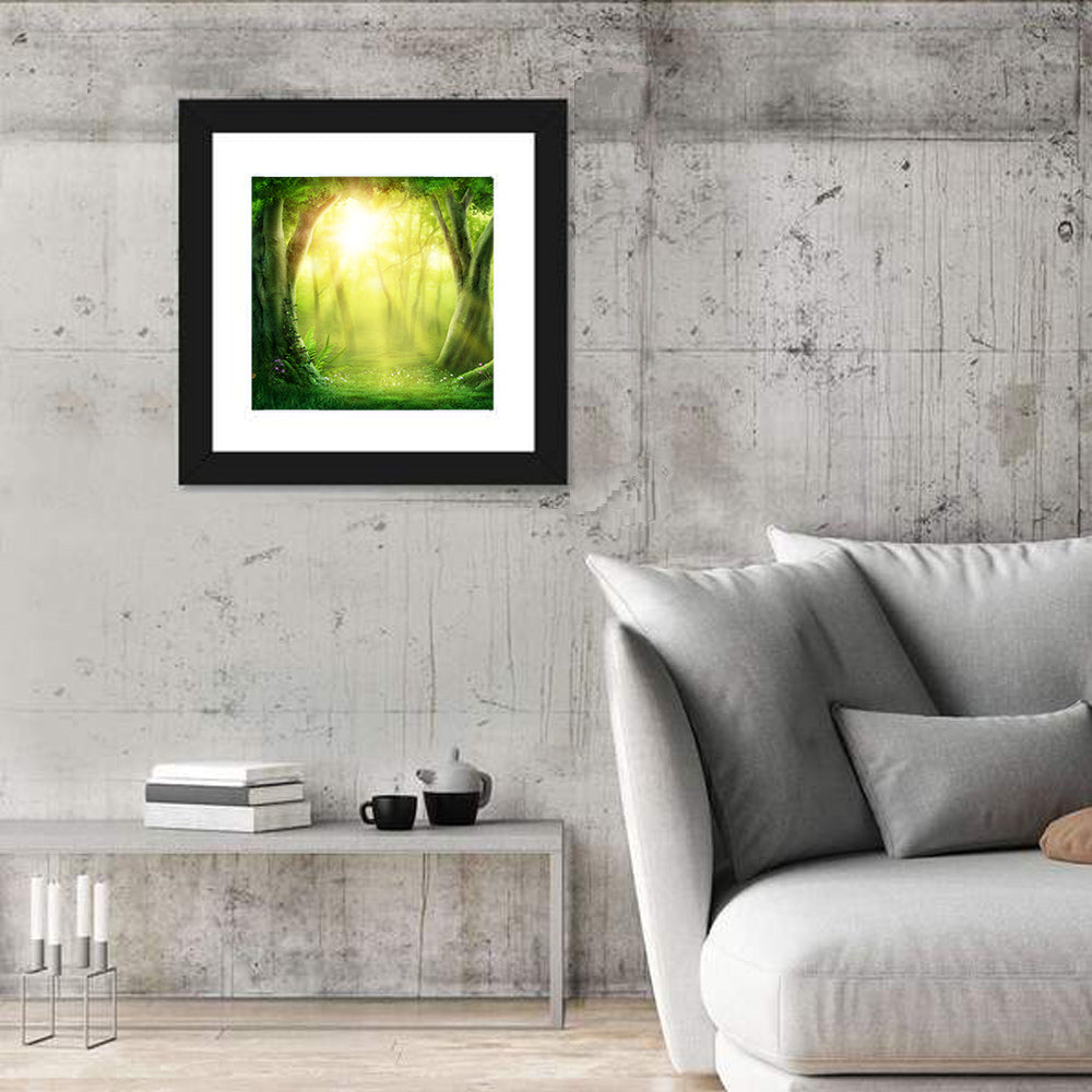 Enchanted Forest at Sunrise Wall Art