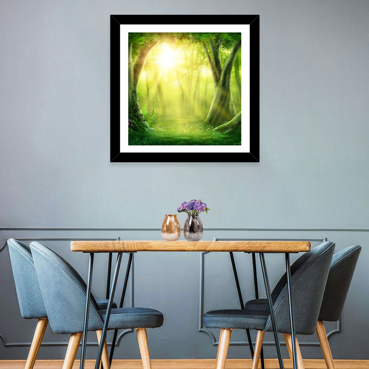 Enchanted Forest at Sunrise Wall Art