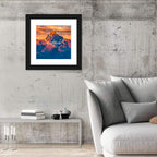 Machhapuchhre Sunrise Over Pokhara Wall Art