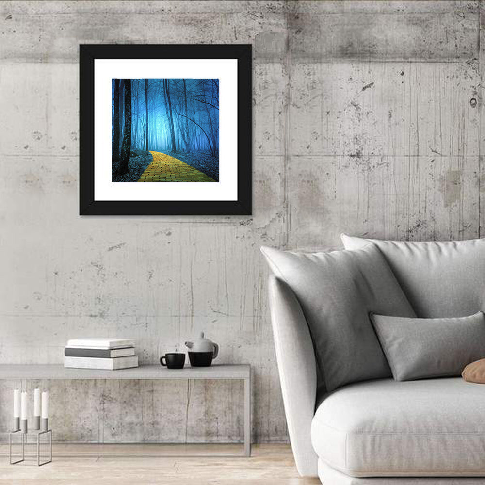 Spooky Forest Pathway Wall Art