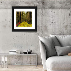 Forest Bricks Pathway Wall Art