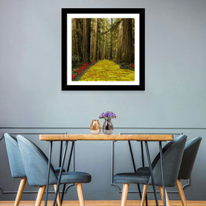 Forest Bricks Pathway Wall Art