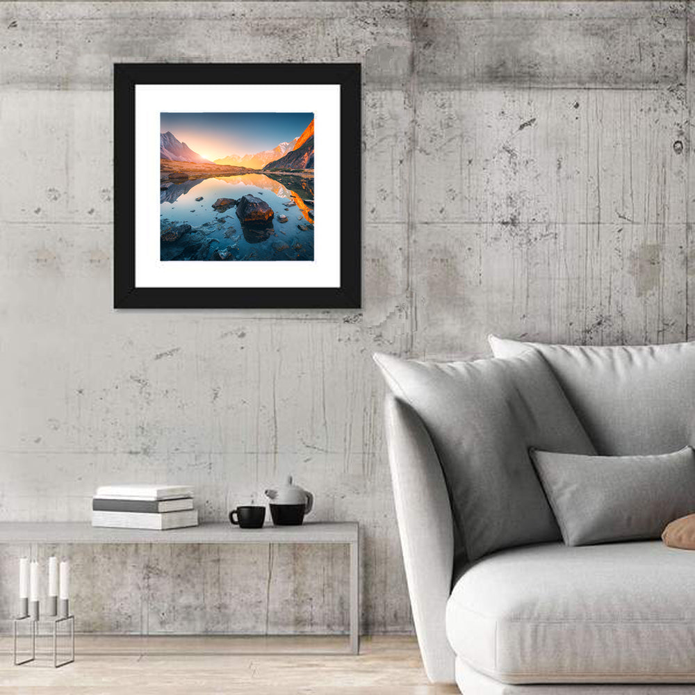 Himalayan Lake Reflections Wall Art