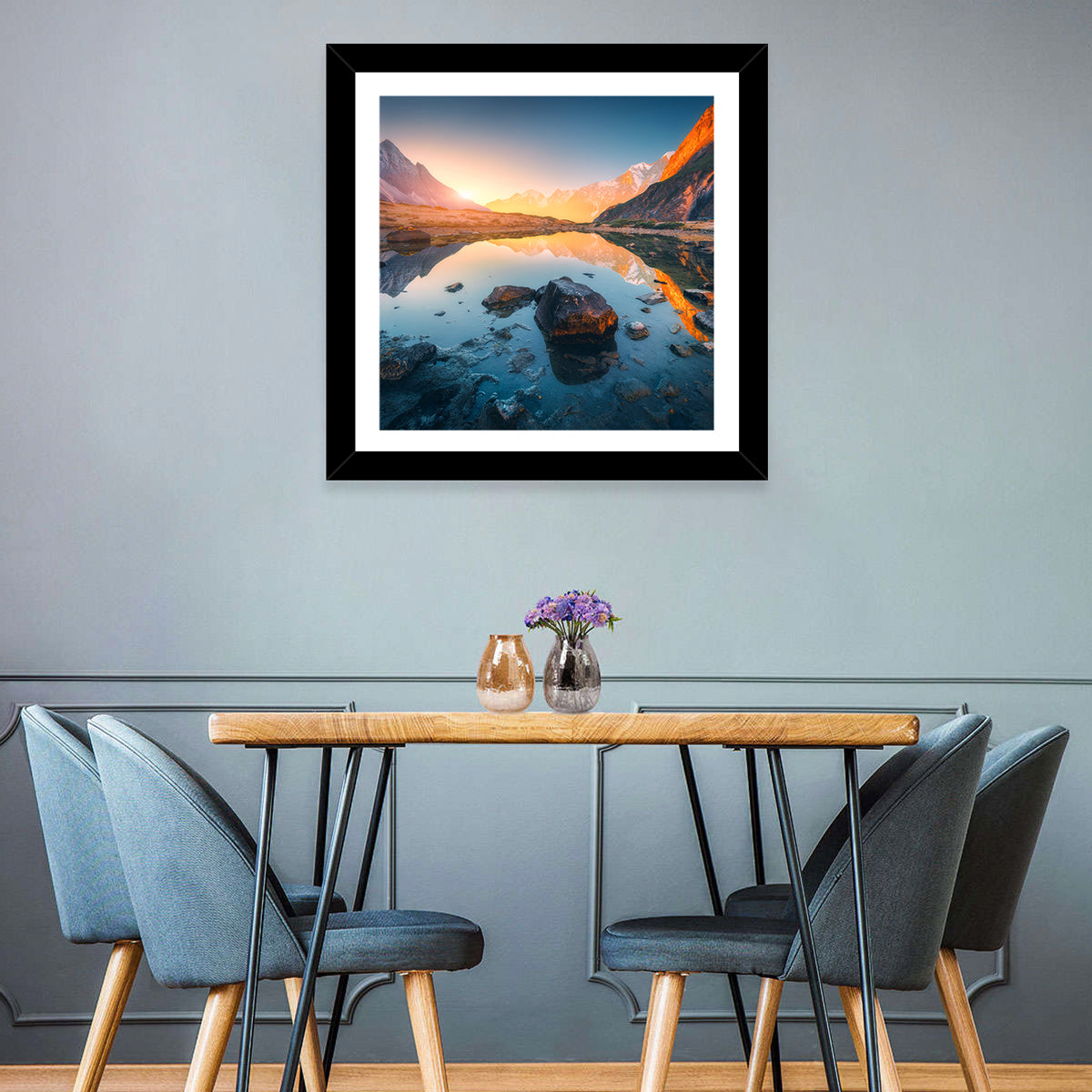 Himalayan Lake Reflections Wall Art