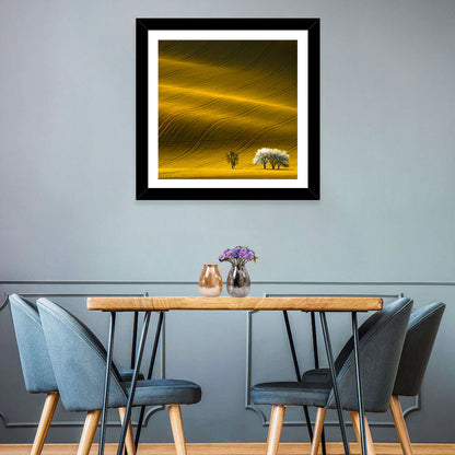 Golden Hour Rapeseed Field Wall Art