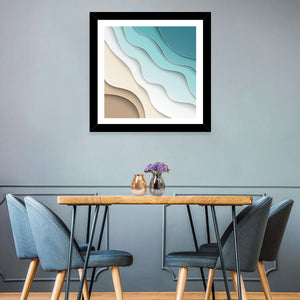 Beach Layers Abstract Wall Art