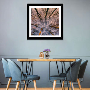 Misty Forest Abstract Wall Art