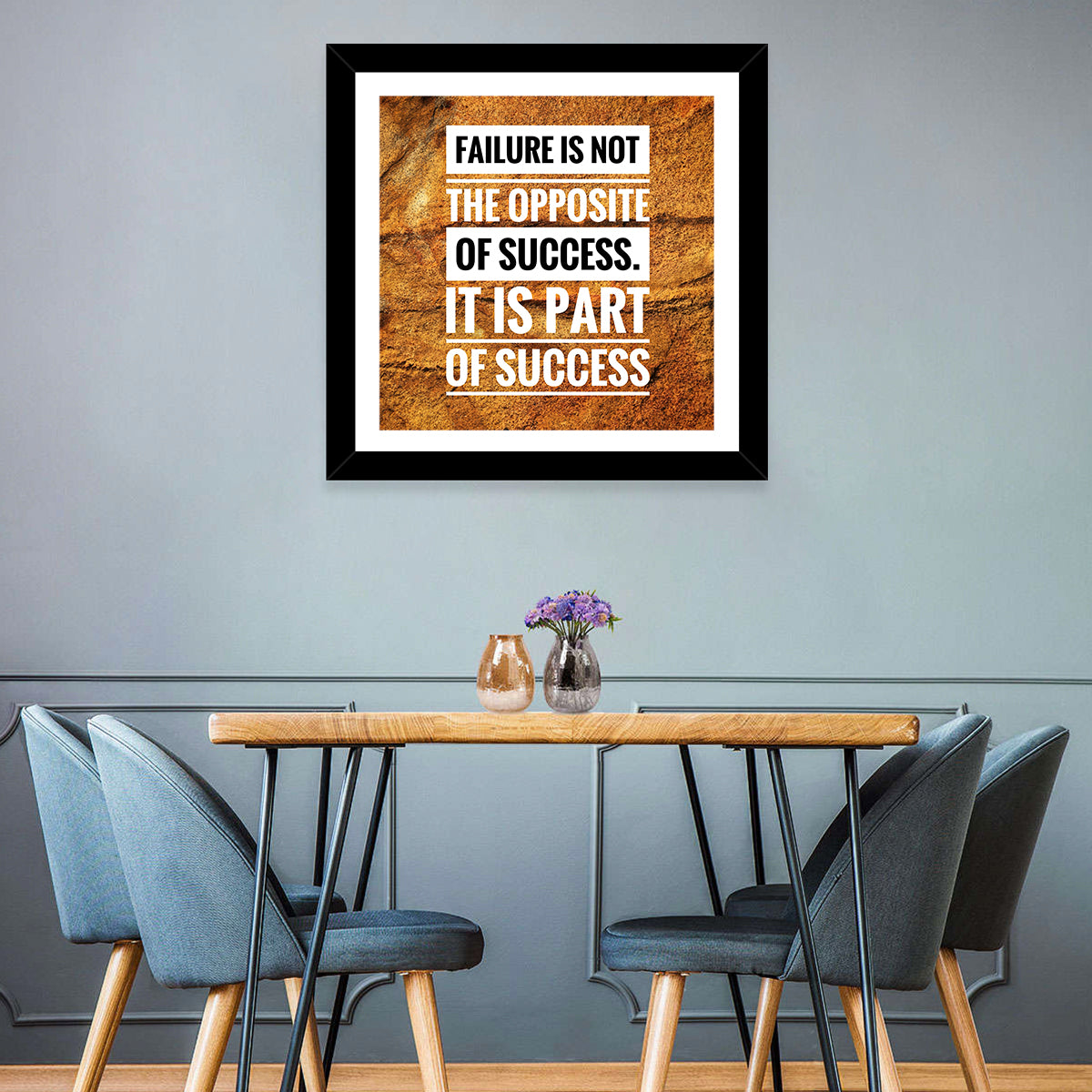 Failure Is Part of Success, Rock Texture Wall Art