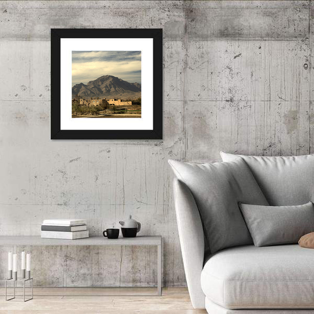 Afghan Mountain Village Wall Art