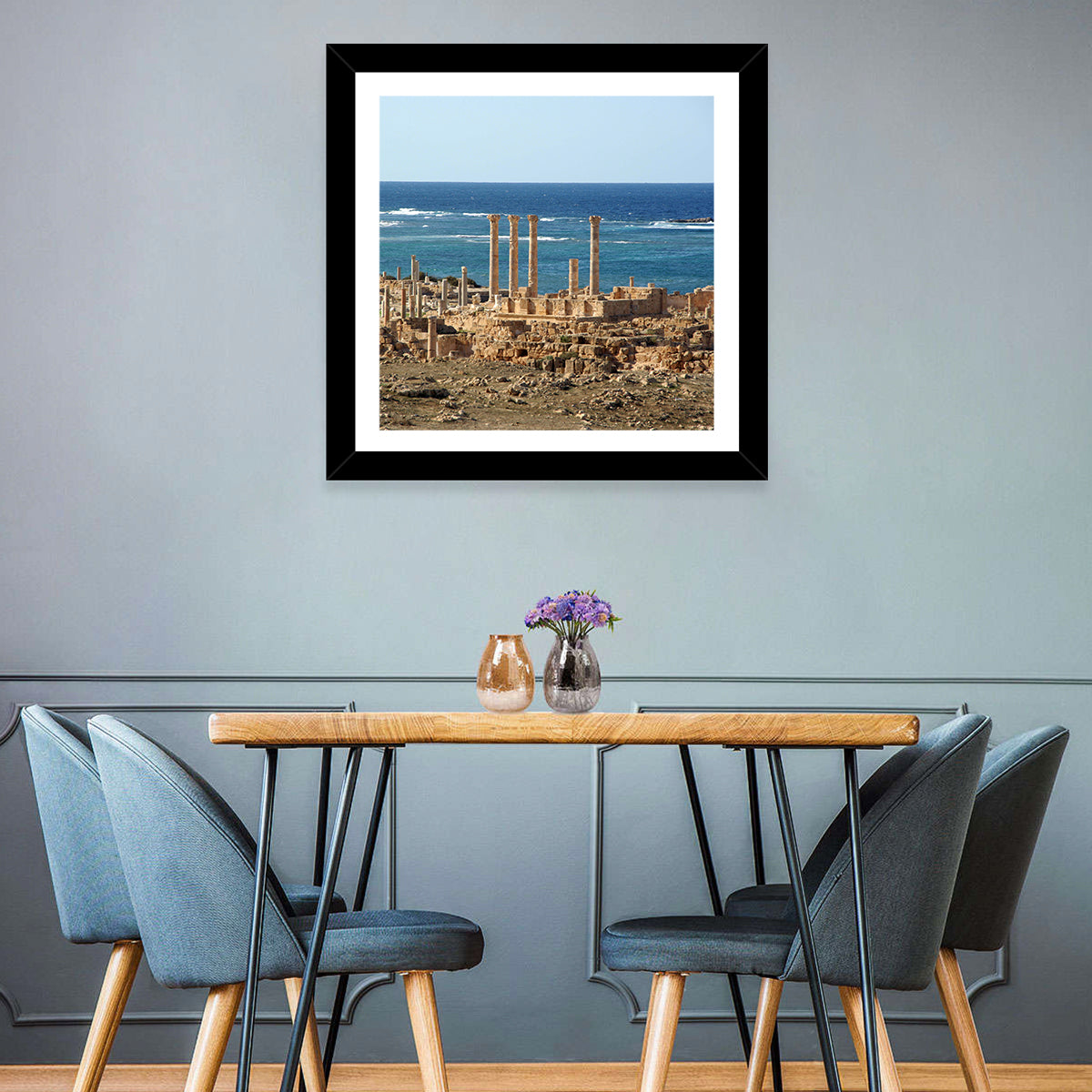 Leptis Magna Coastal Ruins Wall Art