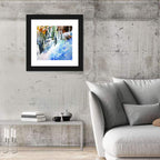 Winter Forest Watercolor Study Wall Art