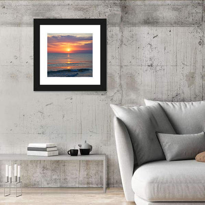 Lake Michigan Sunset Reflection Wall Art