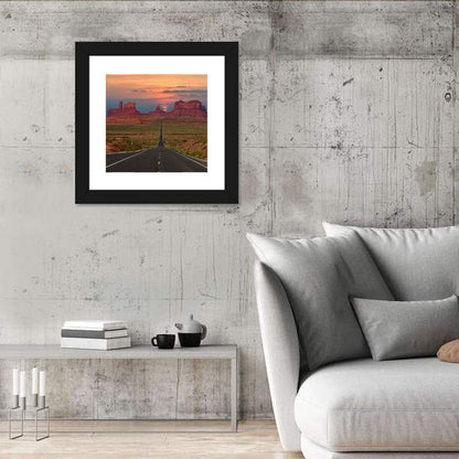 Tribal Park Monument Valley Sunset Wall Art