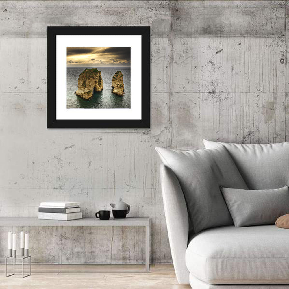 Pigeon Rocks, Raouché Wall Art