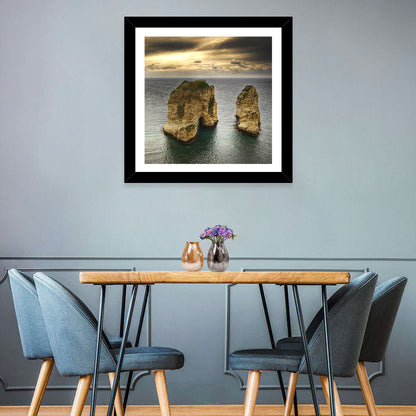 Pigeon Rocks, Raouché Wall Art