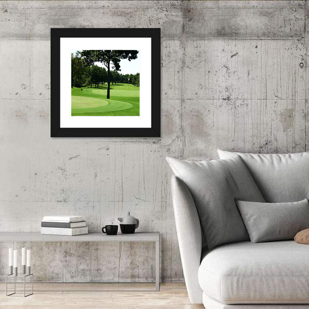 Oklahoma Golf Course Greens Wall Art
