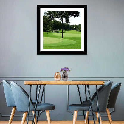 Oklahoma Golf Course Greens Wall Art