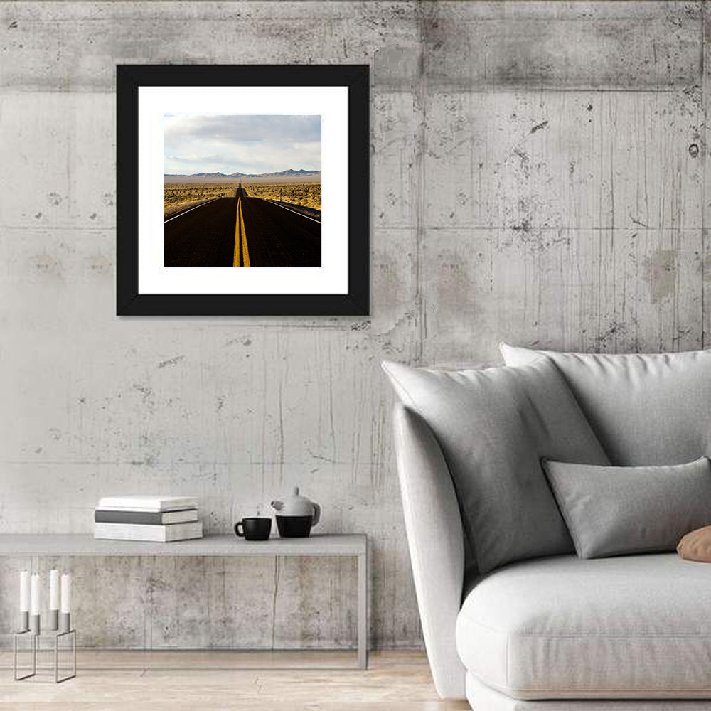 Nevada Desert Highway Wall Art