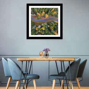 Summer Forest Road Wall Art