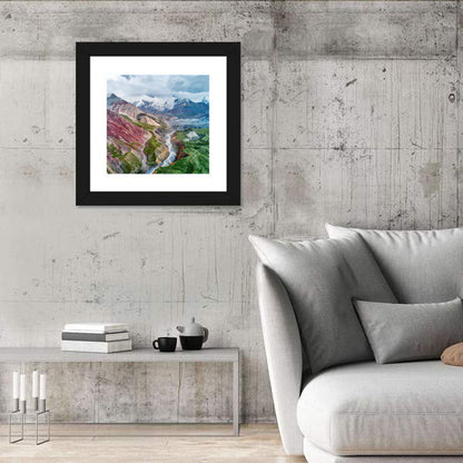 Mount Lenin Glacial Valley Wall Art