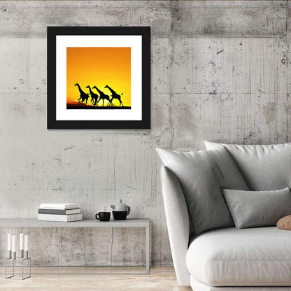 African Giraffes Wall Art