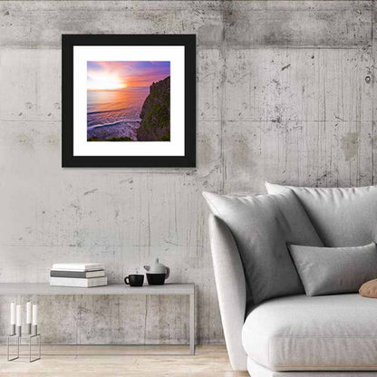 Uluwatu Temple Sunset Wall Art